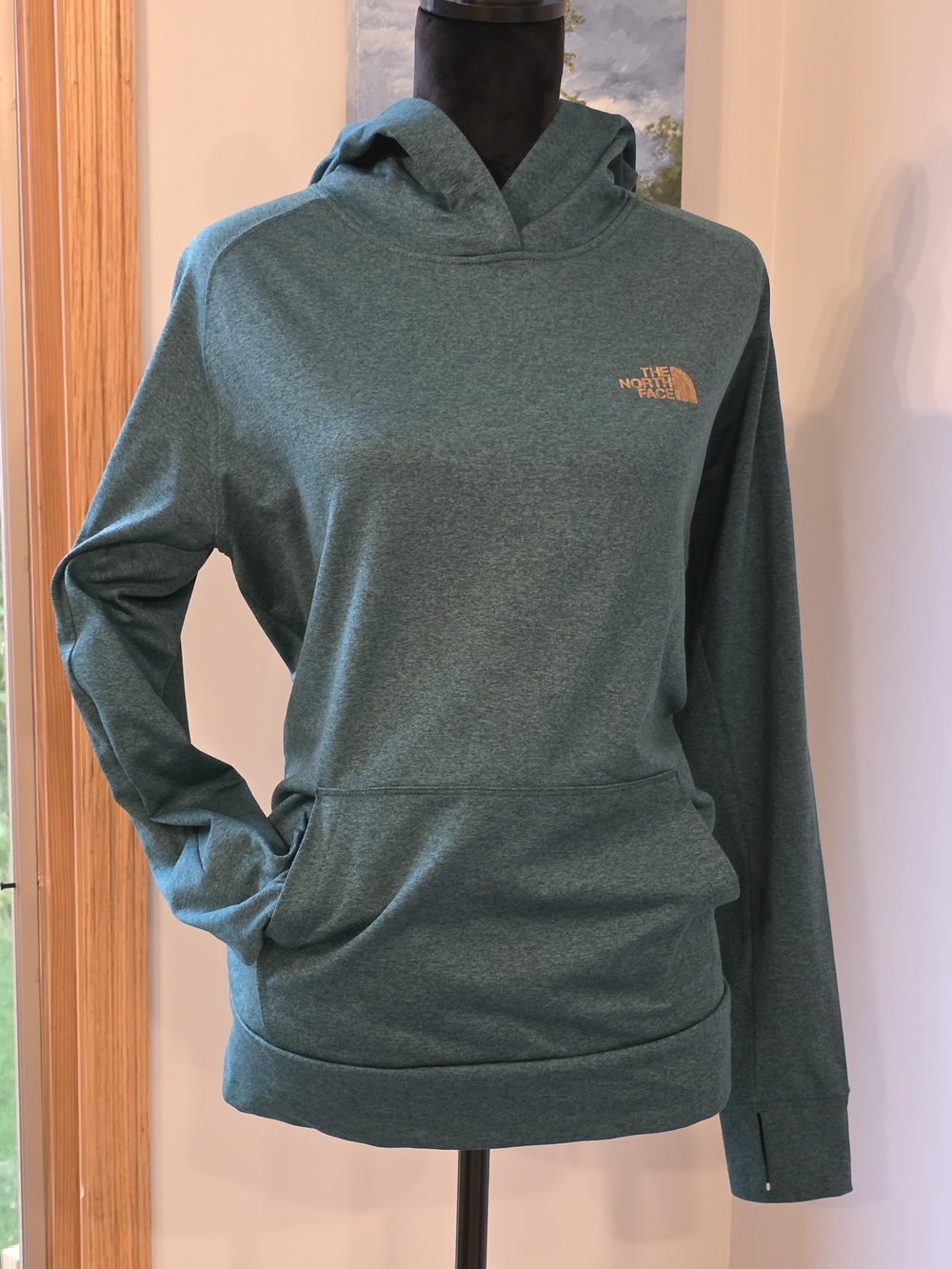 The North Face Women's Surgent Pullover Hoodie- Evergreen/Size Large